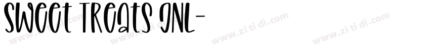 Sweet Treats JNL字体转换